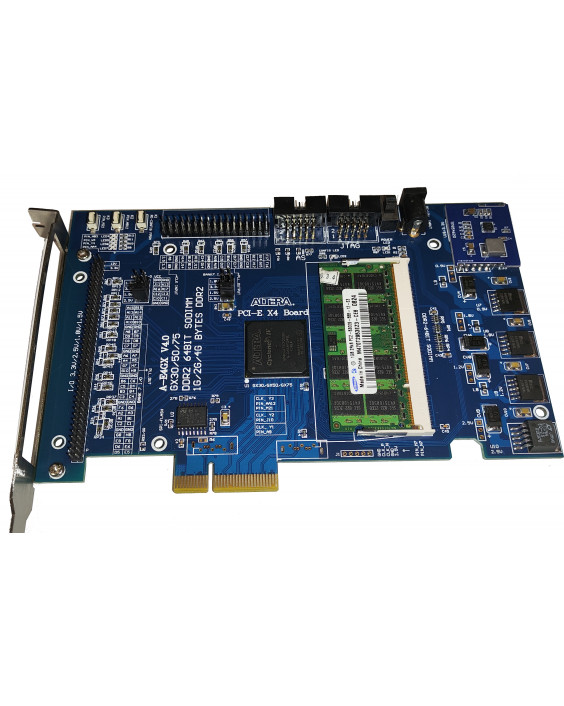 Плата HPC FPGA Altera Cyclone IV EP4CGX75CF23С8N PCIe 4x