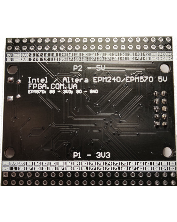 Плата Altera MAX II EPM240 CPLD з перетворювачем рівнів до 5В, Micro USB