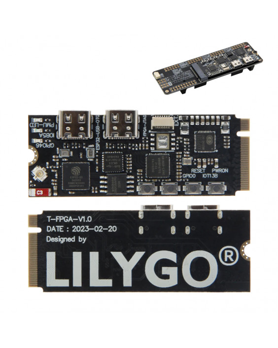 Плата FPGA LILYGO® T-FPGA Gowin 4K + ESP32-S3