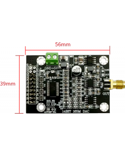 14-розрядний високошвидкісний модуль ЦАП на базі DAC904 з максимальною швидкістю 165 MSPS.