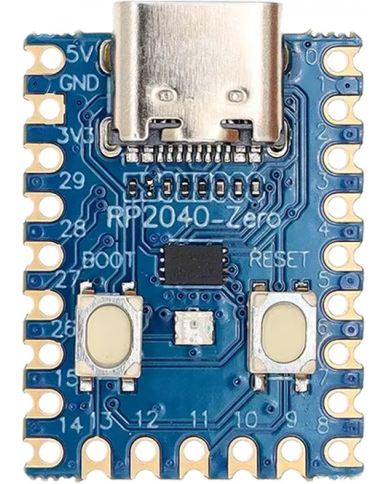 Плата мікроконтролера RP2040-Zero 2MB flash