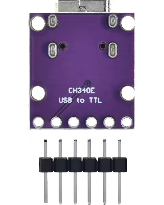 Конвертер USB Type C->UART TTL 3.3V, 5V. CH340N