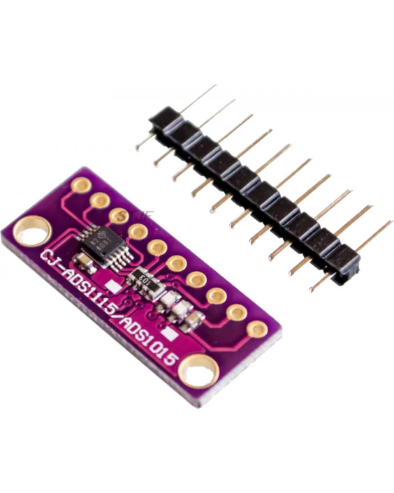 Плата АЦП ADS1115 I²C, 860SPS, 4 канали