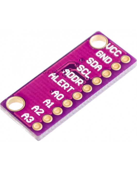 Плата АЦП ADS1115 I²C, 860SPS, 4 канали