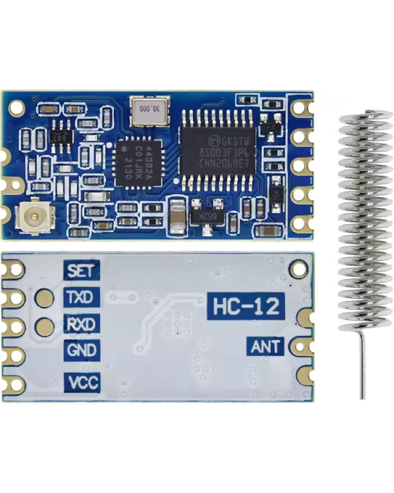 Бездротовий UART-модуль 433 МГц HC-12 (на чипі SI4438)